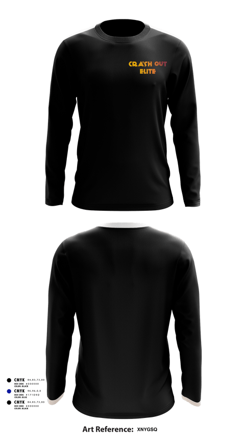 Long Sleeve Performance Shirt, Crash out elite, Men's Basketball, Teamtime, Team time, sublimation, custom sports apparel, team uniforms, spirit wear, spiritwear, sports uniforms, custom shirts, team store, custom team store, fundraiser sports, apparel fundraiser