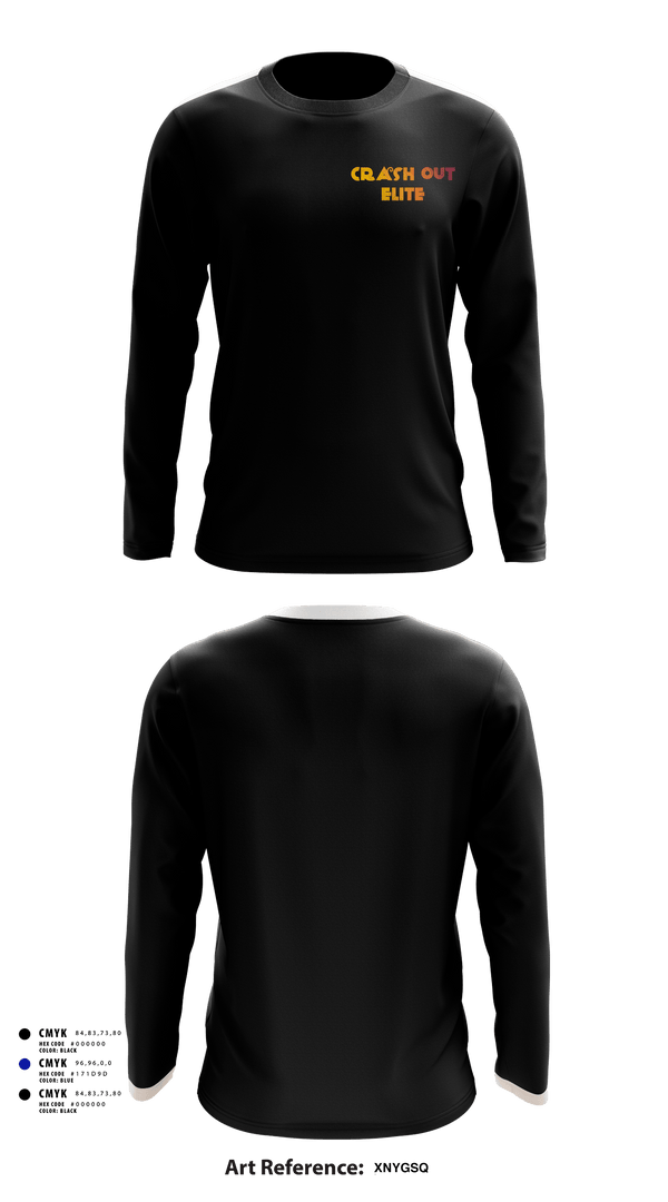 Long Sleeve Performance Shirt, Crash out elite, Men's Basketball, Teamtime, Team time, sublimation, custom sports apparel, team uniforms, spirit wear, spiritwear, sports uniforms, custom shirts, team store, custom team store, fundraiser sports, apparel fundraiser