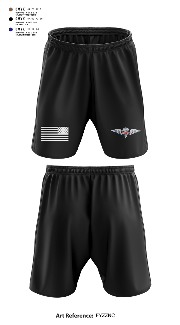 Athletic Shorts With Pockets, 824th QM CO (CADC-A), Army, Teamtime, Team time, sublimation, custom sports apparel, team uniforms, spirit wear, spiritwear, sports uniforms, custom shirts, team store, custom team store, fundraiser sports, apparel fundraiser