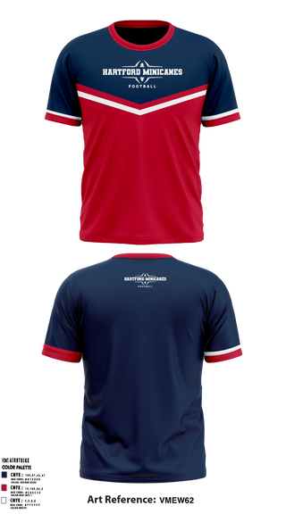 Short Sleeve Performance Shirt, Hartford Minicanes, Football, Teamtime, Team time, sublimation, custom sports apparel, team uniforms, spirit wear, spiritwear, sports uniforms, custom shirts, team store, custom team store, fundraiser sports, apparel fundraiser