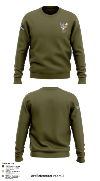 Crew Neck Sweatshirt, , Air Force, Teamtime, Team time, sublimation, custom sports apparel, team uniforms, spirit wear, spiritwear, sports uniforms, custom shirts, team store, custom team store, fundraiser sports, apparel fundraiser