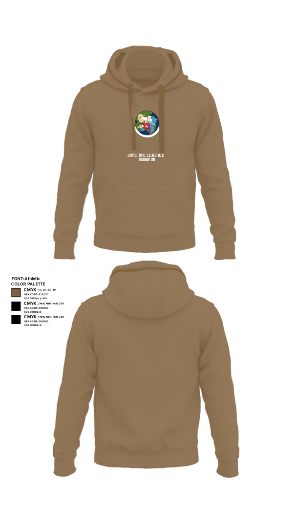 Hoodie, 20th Intelligence Squadron, Air Force, Teamtime, Team time, sublimation, custom sports apparel, team uniforms, spirit wear, spiritwear, sports uniforms, custom shirts, team store, custom team store, fundraiser sports, apparel fundraiser