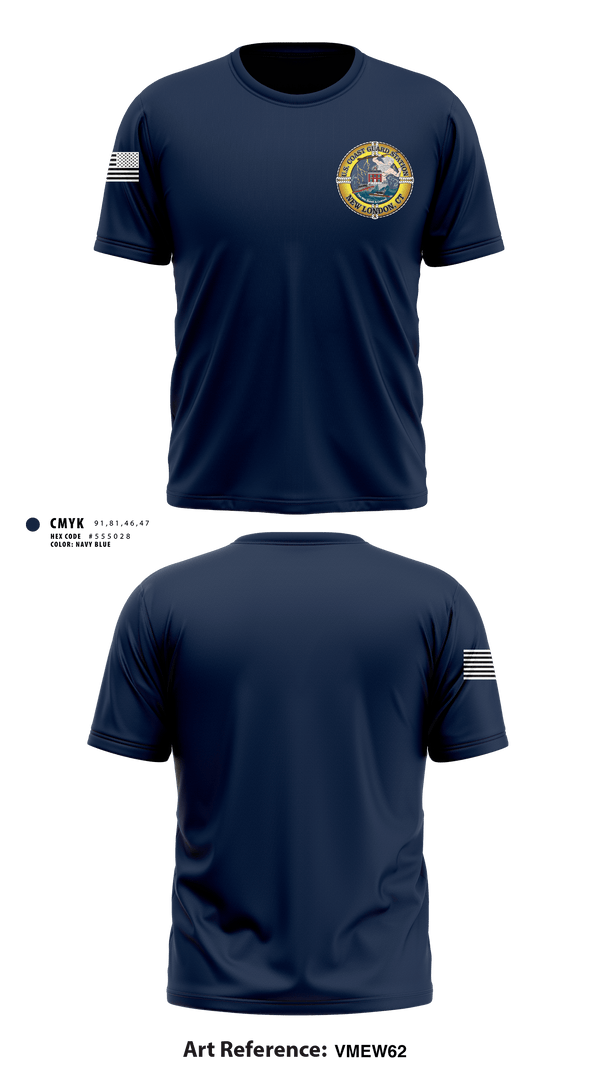 Short Sleeve Performance Shirt, Station New London, Coast Guard, Teamtime, Team time, sublimation, custom sports apparel, team uniforms, spirit wear, spiritwear, sports uniforms, custom shirts, team store, custom team store, fundraiser sports, apparel fundraiser