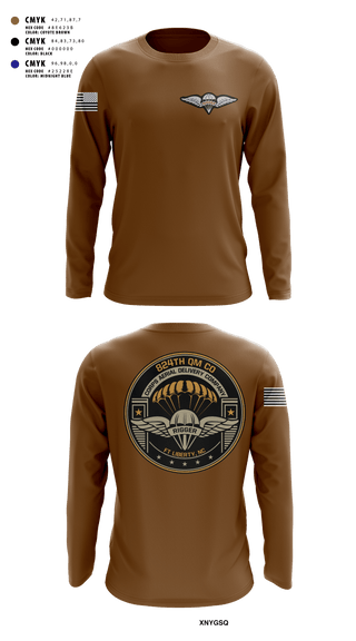 Long Sleeve Performance Shirt, 824th QM CO (CADC-A), Army, Teamtime, Team time, sublimation, custom sports apparel, team uniforms, spirit wear, spiritwear, sports uniforms, custom shirts, team store, custom team store, fundraiser sports, apparel fundraiser