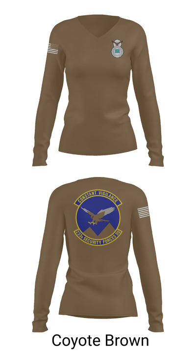 233 SFS 13548797 Women's Long Sleeve V-neck Shirt - 17