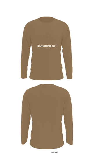 Long Sleeve Performance Shirt, Delta company 114, Army, Teamtime, Team time, sublimation, custom sports apparel, team uniforms, spirit wear, spiritwear, sports uniforms, custom shirts, team store, custom team store, fundraiser sports, apparel fundraiser