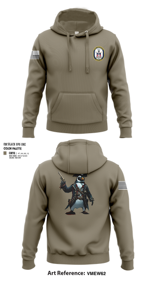 Hoodie, USS TRUXTUN DDG 103, Navy, Teamtime, Team time, sublimation, custom sports apparel, team uniforms, spirit wear, spiritwear, sports uniforms, custom shirts, team store, custom team store, fundraiser sports, apparel fundraiser