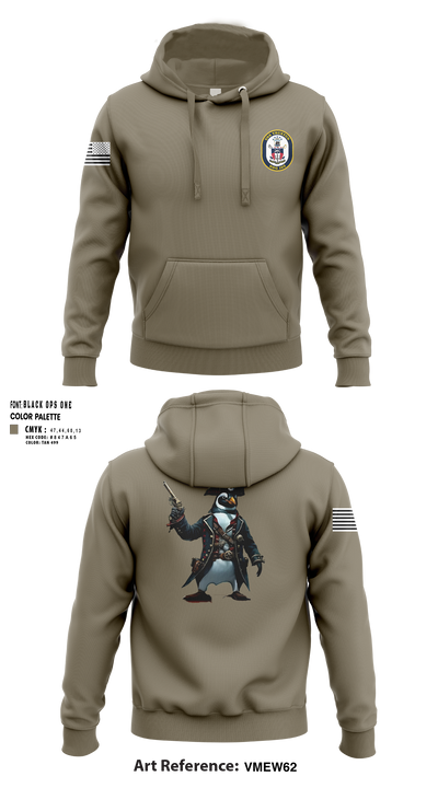 USS TRUXTUN DDG 103 86868328 Hoodie - 100