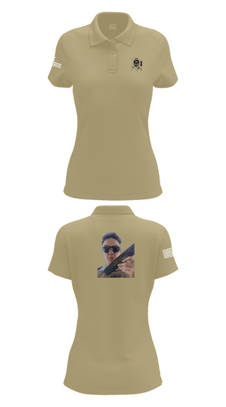 Women's Short Sleeve Performance Polo, 374TH CECI, Army, Teamtime, Team time, sublimation, custom sports apparel, team uniforms, spirit wear, spiritwear, sports uniforms, custom shirts, team store, custom team store, fundraiser sports, apparel fundraiser