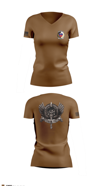 27 SOSFS 26086736 Women's Short Sleeve V-neck Shirt - 1