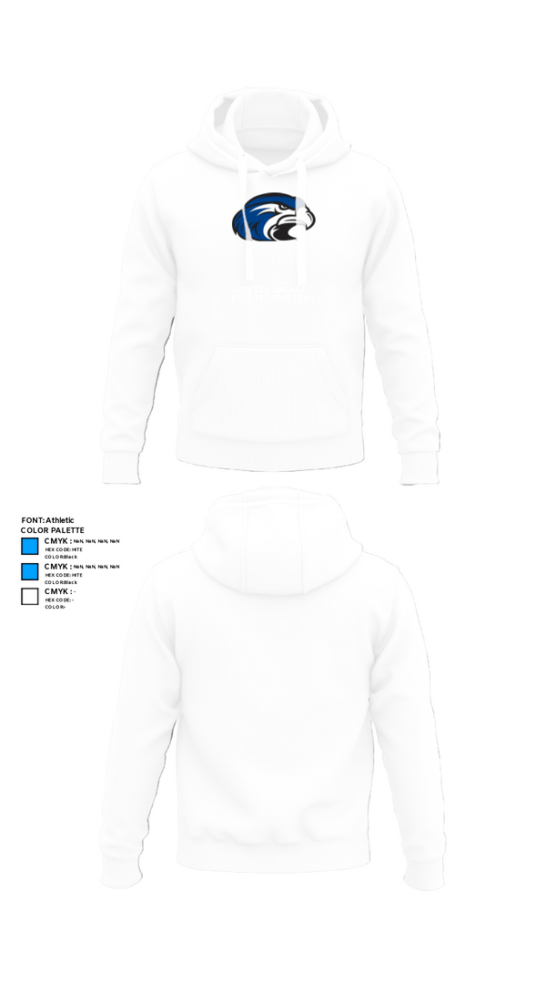 Hoodie, Shorter University Athletics Volleyball, Women's Volleyball, Teamtime, Team time, sublimation, custom sports apparel, team uniforms, spirit wear, spiritwear, sports uniforms, custom shirts, team store, custom team store, fundraiser sports, apparel fundraiser