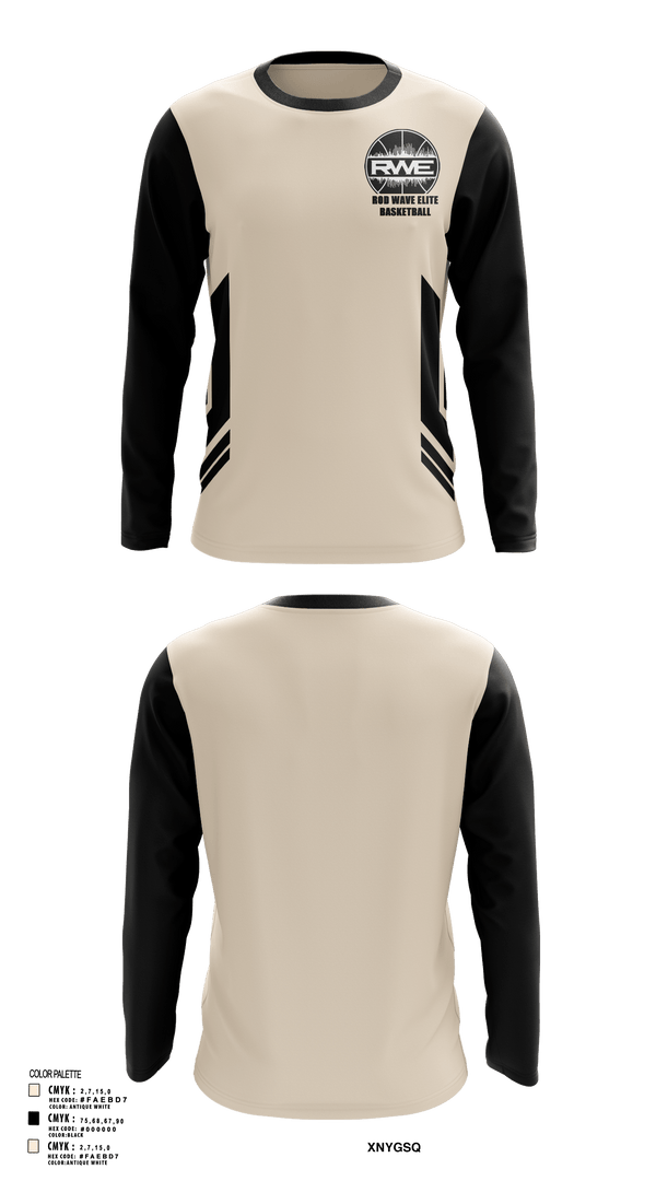 Long Sleeve Performance Shirt, Rod Wave elite, Men's Basketball, Teamtime, Team time, sublimation, custom sports apparel, team uniforms, spirit wear, spiritwear, sports uniforms, custom shirts, team store, custom team store, fundraiser sports, apparel fundraiser