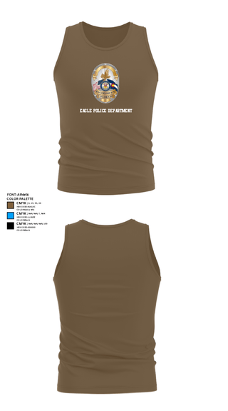 Tank Top, Eagle Police Department, Police, Teamtime, Team time, sublimation, custom sports apparel, team uniforms, spirit wear, spiritwear, sports uniforms, custom shirts, team store, custom team store, fundraiser sports, apparel fundraiser