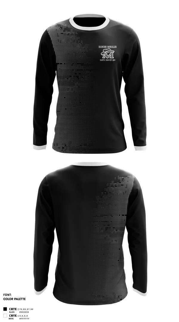 Long Sleeve Performance Shirt, Rancho Morales, , Teamtime, Team time, sublimation, custom sports apparel, team uniforms, spirit wear, spiritwear, sports uniforms, custom shirts, team store, custom team store, fundraiser sports, apparel fundraiser