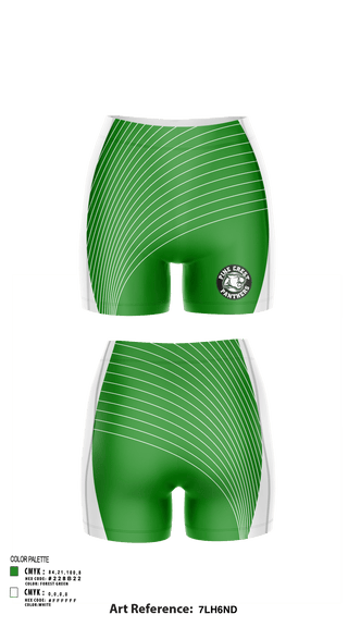 Women's Shorts, Pine Crest School (Upper School) Volleyball, Women's Volleyball, Teamtime, Team time, sublimation, custom sports apparel, team uniforms, spirit wear, spiritwear, sports uniforms, custom shirts, team store, custom team store, fundraiser sports, apparel fundraiser