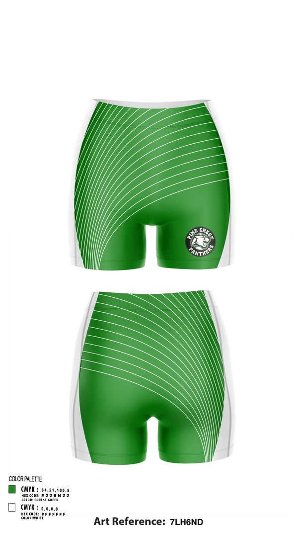 Women's Shorts, Pine Crest School (Upper School) Volleyball, Women's Volleyball, Teamtime, Team time, sublimation, custom sports apparel, team uniforms, spirit wear, spiritwear, sports uniforms, custom shirts, team store, custom team store, fundraiser sports, apparel fundraiser