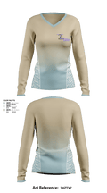 2time elite 1486397 Women's Long Sleeve V-neck Shirt - 1