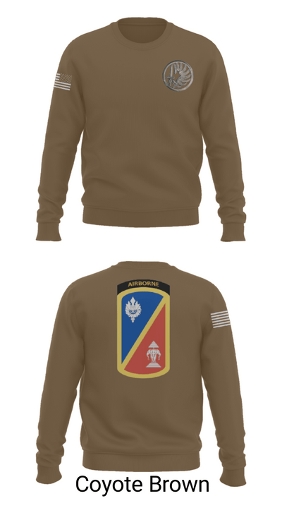1st Det. Royal Lao Airborne 88518562 Crew Neck Sweatshirt - 5