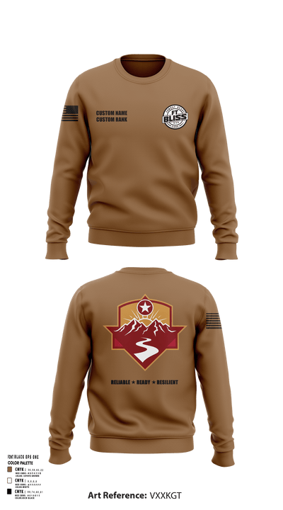 Fort Bliss DENTAC 45605501 Crew Neck Sweatshirt - 30