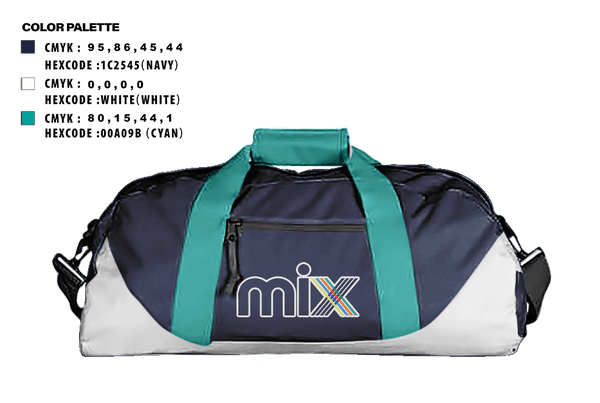 Duffle Bag, Mix Talent Pelotonia, Cycling, Teamtime, Team time, sublimation, custom sports apparel, team uniforms, spirit wear, spiritwear, sports uniforms, custom shirts, team store, custom team store, fundraiser sports, apparel fundraiser