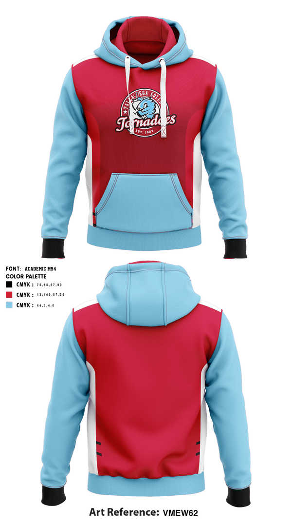 Hoodie, Talladega College Volleyball, Women's Volleyball, Teamtime, Team time, sublimation, custom sports apparel, team uniforms, spirit wear, spiritwear, sports uniforms, custom shirts, team store, custom team store, fundraiser sports, apparel fundraiser