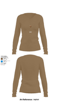1/4 5379335 Women's Long Sleeve V-neck Shirt - 2