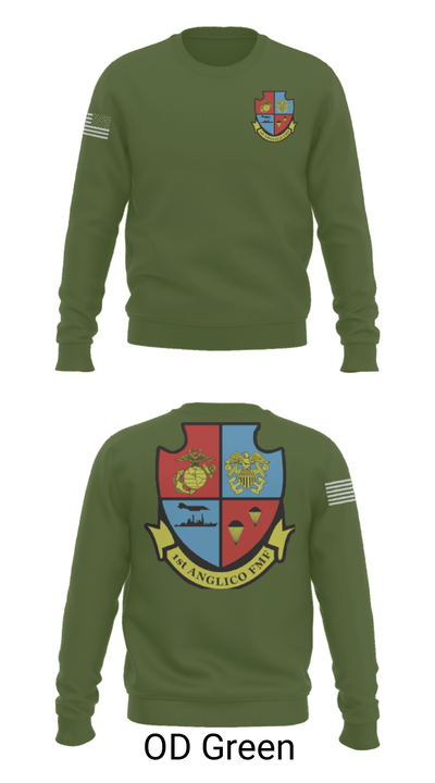 1st Anglico 77697300 Crew Neck Sweatshirt - 45