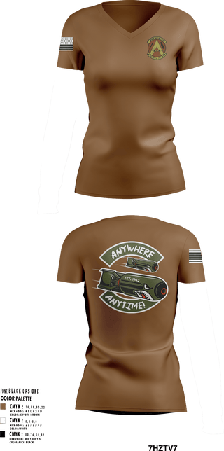 Women's Short Sleeve Vneck Shirt, 340th Flying Training Group, Air Force, Teamtime, Team time, sublimation, custom sports apparel, team uniforms, spirit wear, spiritwear, sports uniforms, custom shirts, team store, custom team store, fundraiser sports, apparel fundraiser
