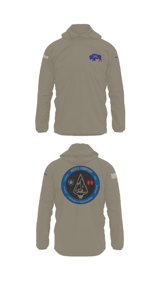 Windbreaker, Battle company 1-17IN, Army, Teamtime, Team time, sublimation, custom sports apparel, team uniforms, spirit wear, spiritwear, sports uniforms, custom shirts, team store, custom team store, fundraiser sports, apparel fundraiser
