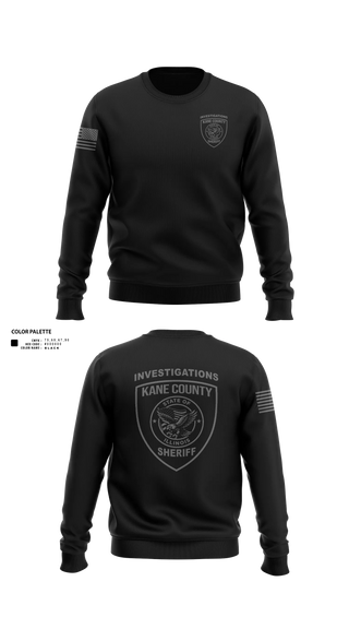 Kane County Investigations 37258126 Crew Neck Sweatshirt - 30