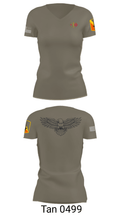 USASA BELVOIR 16372072 Women's Short Sleeve V-neck Shirt - 68