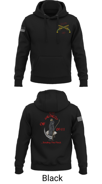 217th MP CO 3rd platoon Iraq 09-10 88609784 Hoodie - 38