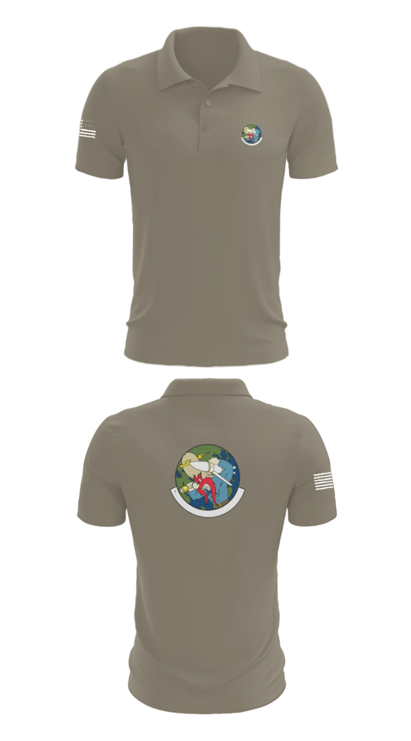 Short Sleeve Performance Polo, 20th Intelligence Squadron, Air Force, Teamtime, Team time, sublimation, custom sports apparel, team uniforms, spirit wear, spiritwear, sports uniforms, custom shirts, team store, custom team store, fundraiser sports, apparel fundraiser