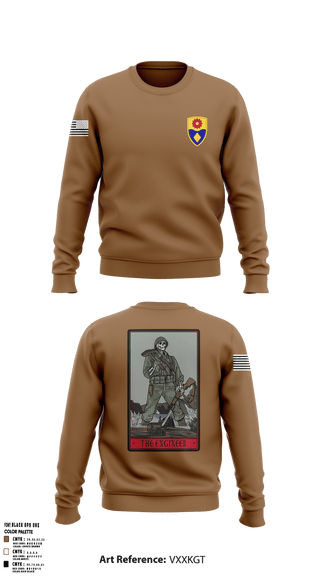 Crew Neck Sweatshirt, 649 ENG CO, Army, Teamtime, Team time, sublimation, custom sports apparel, team uniforms, spirit wear, spiritwear, sports uniforms, custom shirts, team store, custom team store, fundraiser sports, apparel fundraiser
