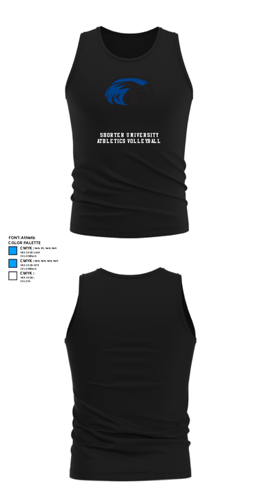 Shorter University Athletics Volleyball 76838307 Tank Top - 32