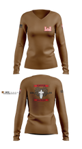 836 Engineer Company SAPPER 18446869 Women's Long Sleeve V-neck Shirt - 1