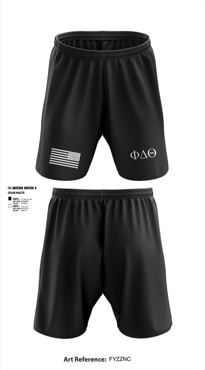 Phi Delta Theta 42794555 Athletic Shorts With Pockets - 3