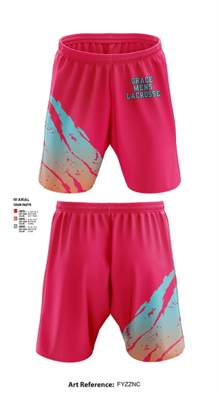 Athletic Shorts With Pockets, Grace, Men's Lacrosse, Teamtime, Team time, sublimation, custom sports apparel, team uniforms, spirit wear, spiritwear, sports uniforms, custom shirts, team store, custom team store, fundraiser sports, apparel fundraiser