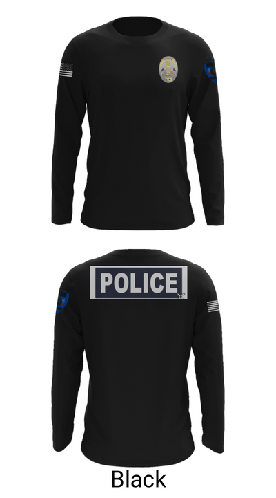 Miami Police Department 88232990 Long Sleeve Performance Shirt - 25