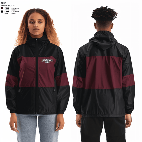 Windbreaker, LadyDawgs, Women's Soccer, Teamtime, Team time, sublimation, custom sports apparel, team uniforms, spirit wear, spiritwear, sports uniforms, custom shirts, team store, custom team store, fundraiser sports, apparel fundraiser