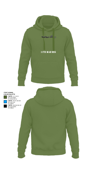 Hoodie, 11Th MAR REG, Marines, Teamtime, Team time, sublimation, custom sports apparel, team uniforms, spirit wear, spiritwear, sports uniforms, custom shirts, team store, custom team store, fundraiser sports, apparel fundraiser