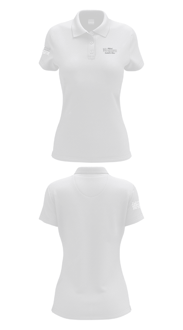 Women's Short Sleeve Performance Polo, Milford Jr Spartans Football and Cheer, Football, Teamtime, Team time, sublimation, custom sports apparel, team uniforms, spirit wear, spiritwear, sports uniforms, custom shirts, team store, custom team store, fundraiser sports, apparel fundraiser