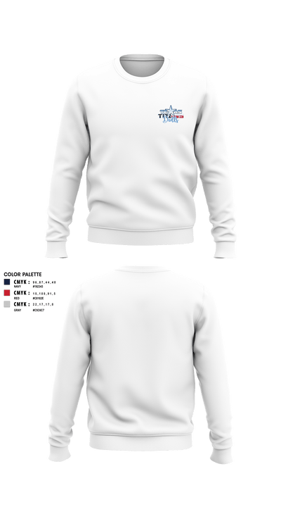 Texas Titans Youth Football 17189264 Crew Neck Sweatshirt - 7