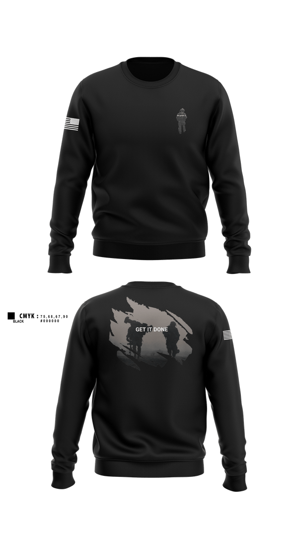 Crew Neck Sweatshirt, ghost, Army, Teamtime, Team time, sublimation, custom sports apparel, team uniforms, spirit wear, spiritwear, sports uniforms, custom shirts, team store, custom team store, fundraiser sports, apparel fundraiser