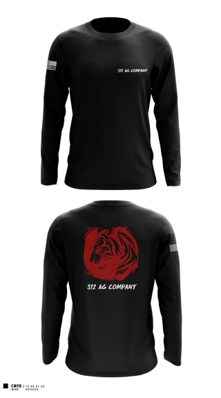 Long Sleeve Performance Shirt, 312 AG Company, Army, Teamtime, Team time, sublimation, custom sports apparel, team uniforms, spirit wear, spiritwear, sports uniforms, custom shirts, team store, custom team store, fundraiser sports, apparel fundraiser