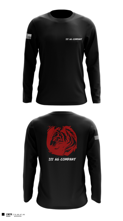 312 AG Company 2409784 Long Sleeve Performance Shirt - 2