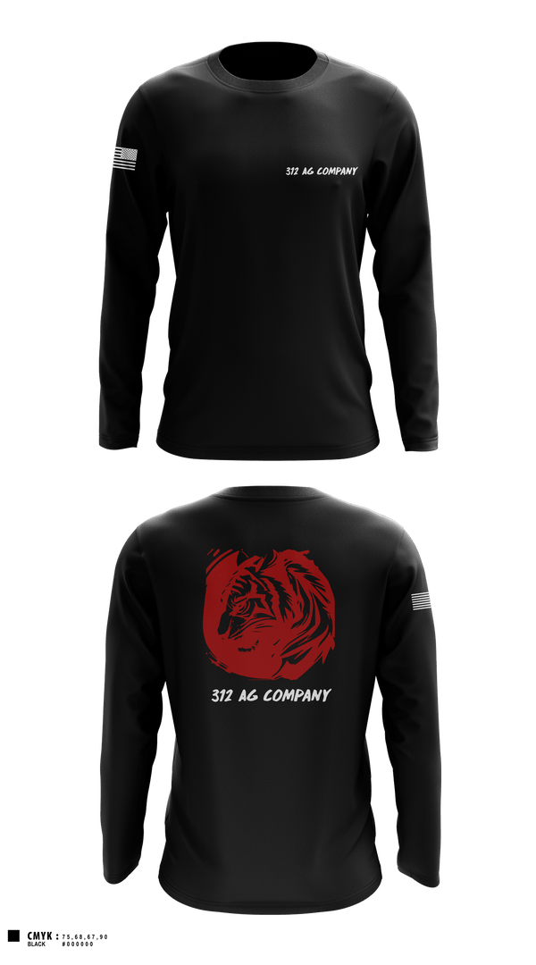 Long Sleeve Performance Shirt, 312 AG Company, Army, Teamtime, Team time, sublimation, custom sports apparel, team uniforms, spirit wear, spiritwear, sports uniforms, custom shirts, team store, custom team store, fundraiser sports, apparel fundraiser