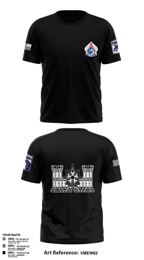 Old School Cotton Feel Shirt, XVIII ABN G2, Army, Teamtime, Team time, sublimation, custom sports apparel, team uniforms, spirit wear, spiritwear, sports uniforms, custom shirts, team store, custom team store, fundraiser sports, apparel fundraiser
