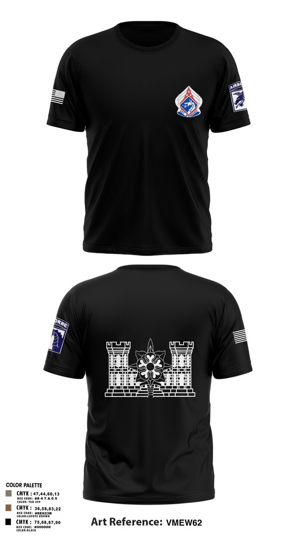 Old School Cotton Feel Shirt, XVIII ABN G2, Army, Teamtime, Team time, sublimation, custom sports apparel, team uniforms, spirit wear, spiritwear, sports uniforms, custom shirts, team store, custom team store, fundraiser sports, apparel fundraiser