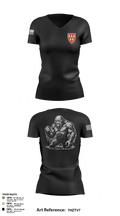 DLOC 77728615 Women's Short Sleeve V-neck Shirt - 3